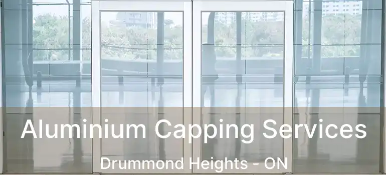  Aluminium Capping Services Drummond Heights - ON