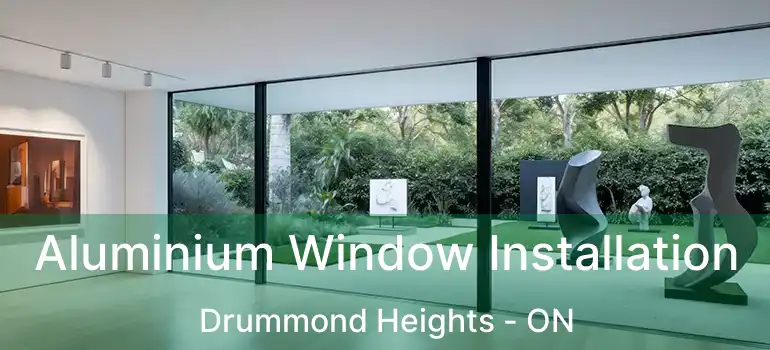  Aluminium Window Installation Drummond Heights - ON