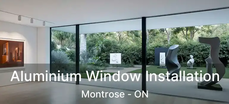  Aluminium Window Installation Montrose - ON