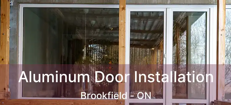  Aluminum Door Installation Brookfield - ON