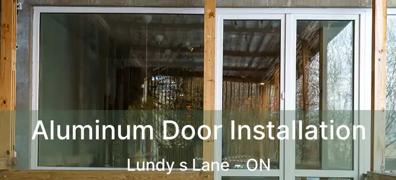  Aluminum Door Installation Lundy s Lane - ON