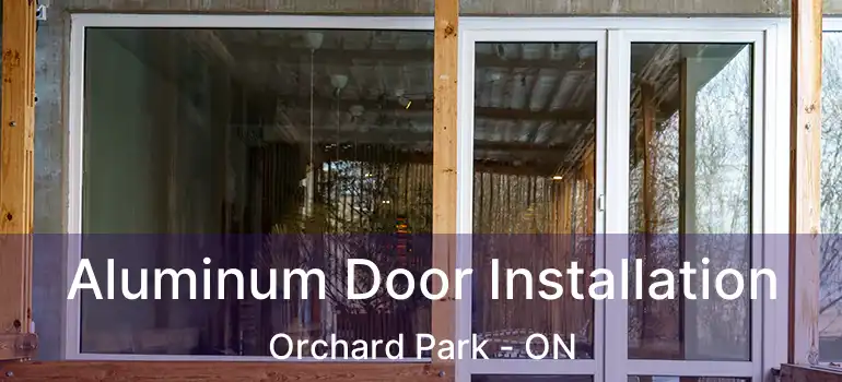  Aluminum Door Installation Orchard Park - ON