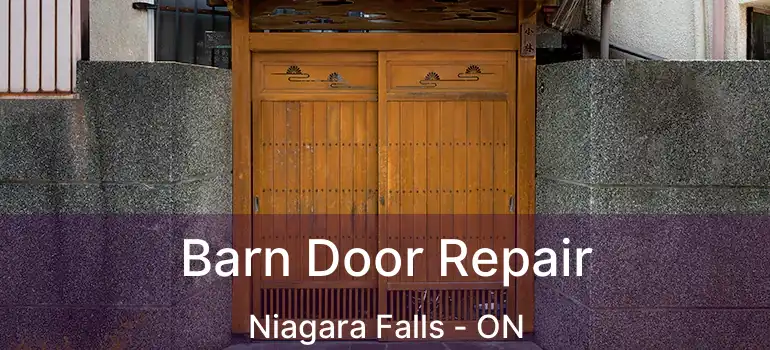  Barn Door Repair Niagara Falls - ON