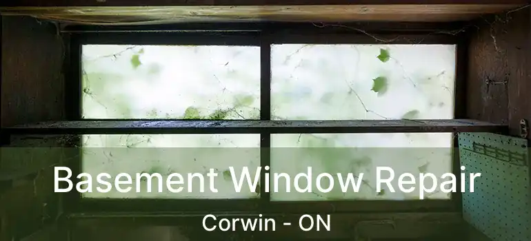  Basement Window Repair Corwin - ON