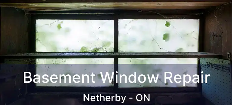  Basement Window Repair Netherby - ON