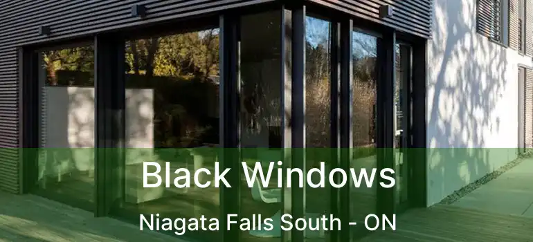  Black Windows Niagata Falls South - ON