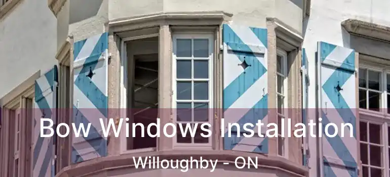  Bow Windows Installation Willoughby - ON