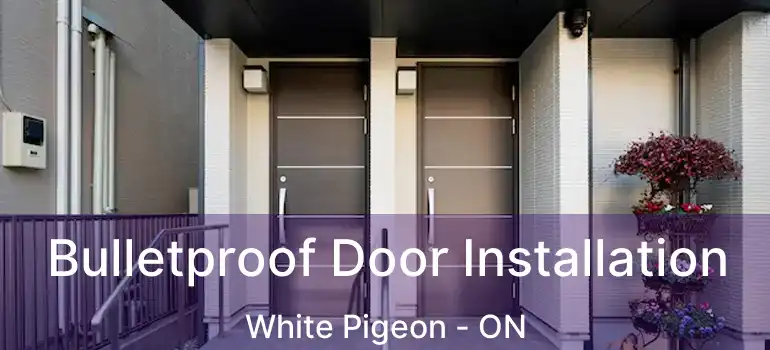  Bulletproof Door Installation White Pigeon - ON