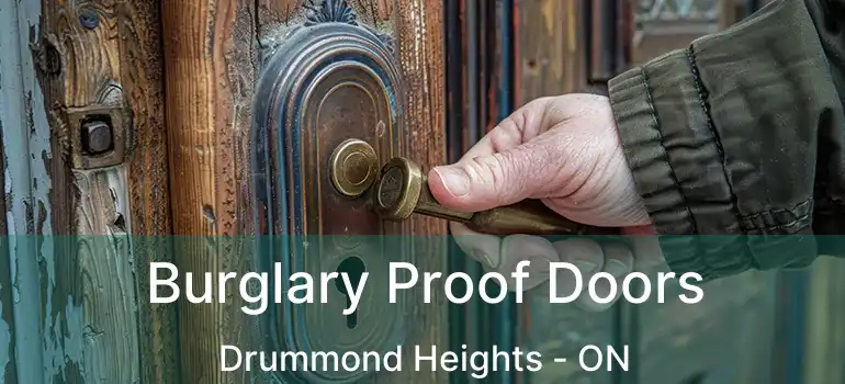  Burglary Proof Doors Drummond Heights - ON