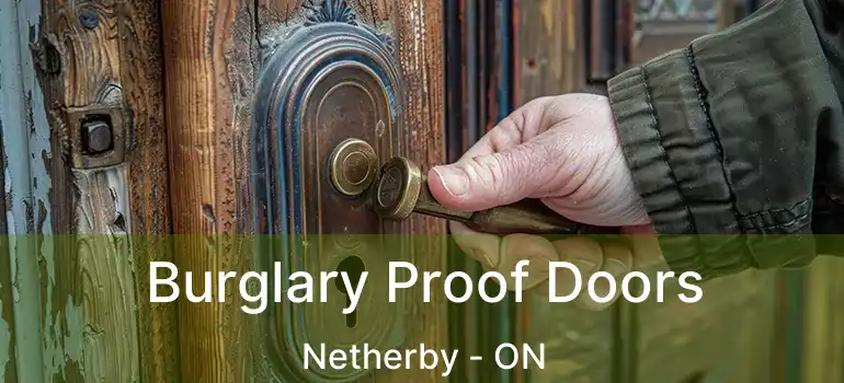  Burglary Proof Doors Netherby - ON