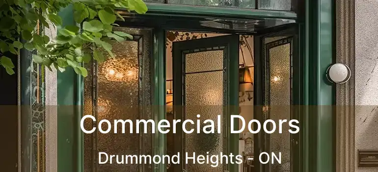  Commercial Doors Drummond Heights - ON