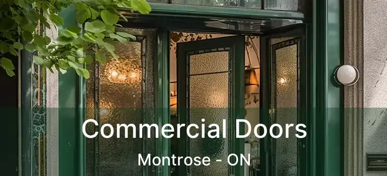  Commercial Doors Montrose - ON