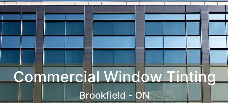  Commercial Window Tinting Brookfield - ON