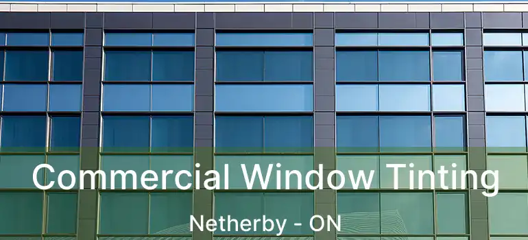  Commercial Window Tinting Netherby - ON