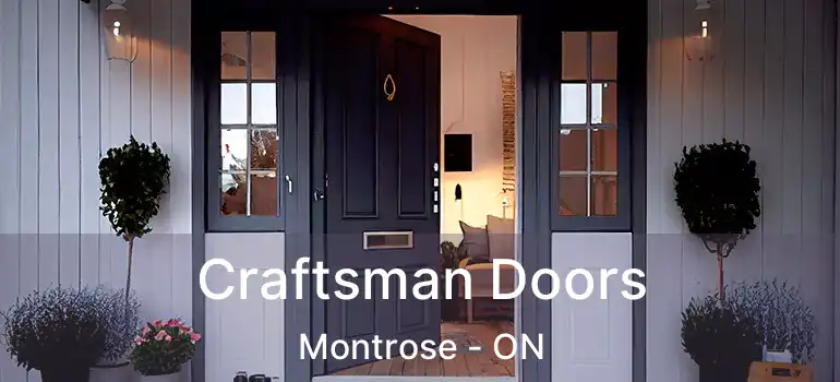  Craftsman Doors Montrose - ON