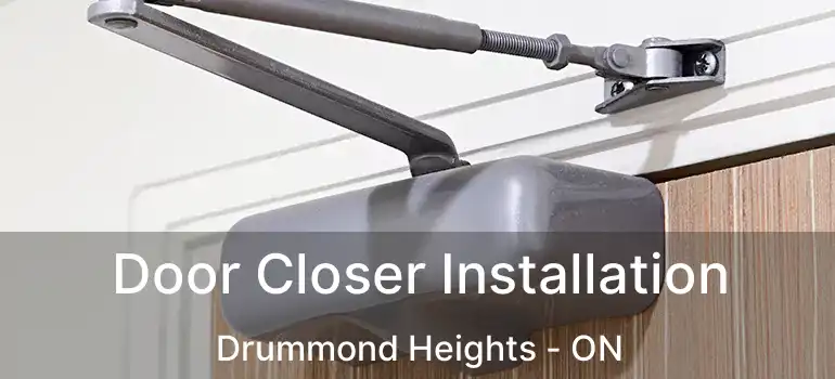  Door Closer Installation Drummond Heights - ON