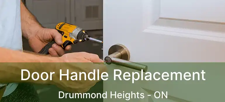  Door Handle Replacement Drummond Heights - ON