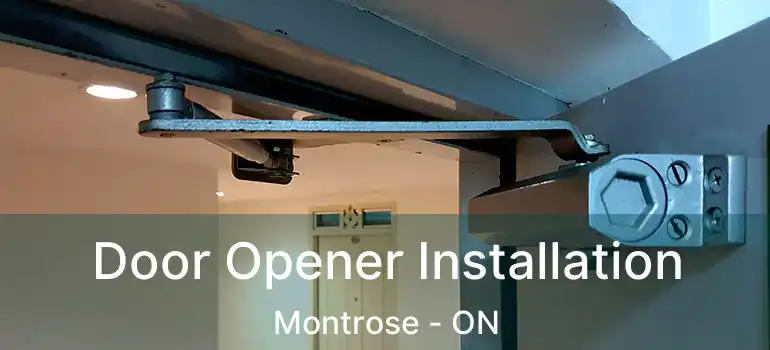  Door Opener Installation Montrose - ON