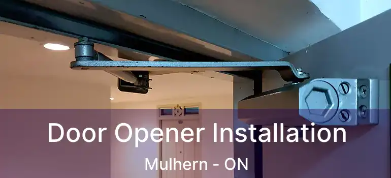  Door Opener Installation Mulhern - ON