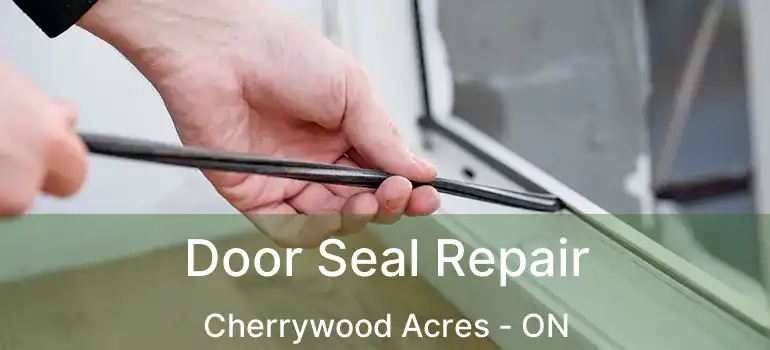  Door Seal Repair Cherrywood Acres - ON