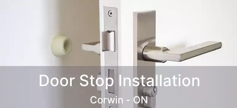  Door Stop Installation Corwin - ON