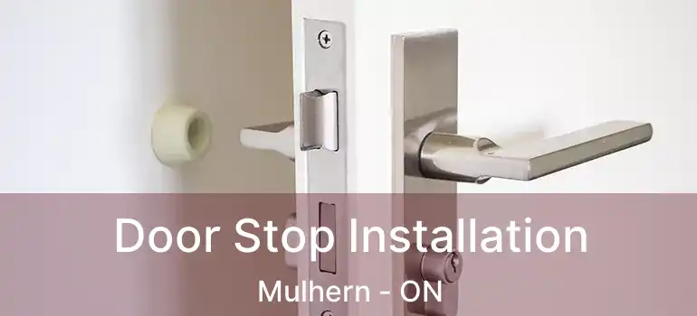  Door Stop Installation Mulhern - ON