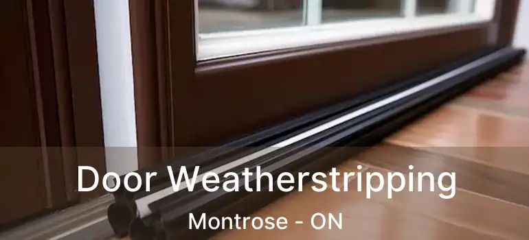  Door Weatherstripping Montrose - ON