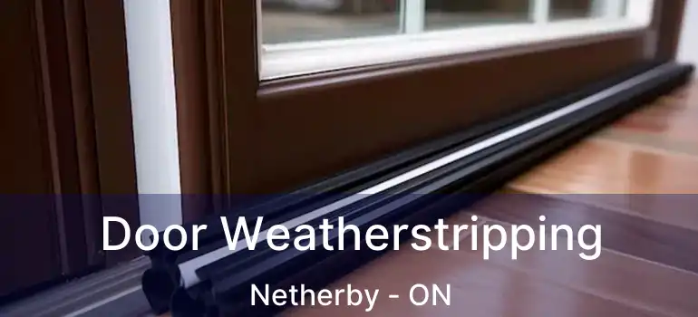  Door Weatherstripping Netherby - ON