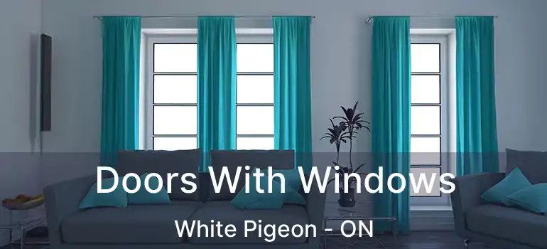  Doors With Windows White Pigeon - ON