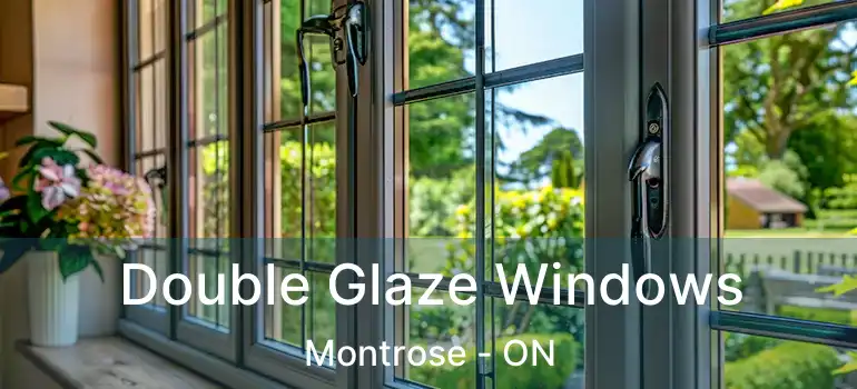  Double Glaze Windows Montrose - ON