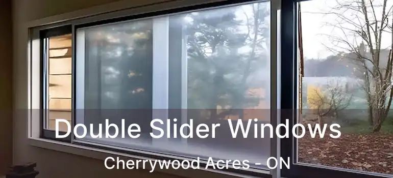  Double Slider Windows Cherrywood Acres - ON