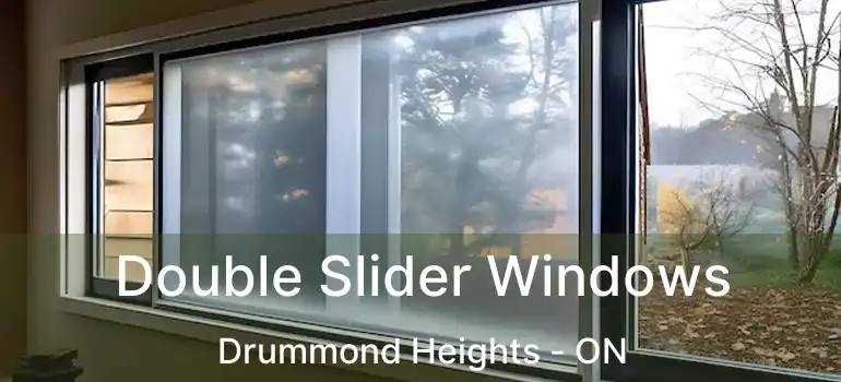  Double Slider Windows Drummond Heights - ON