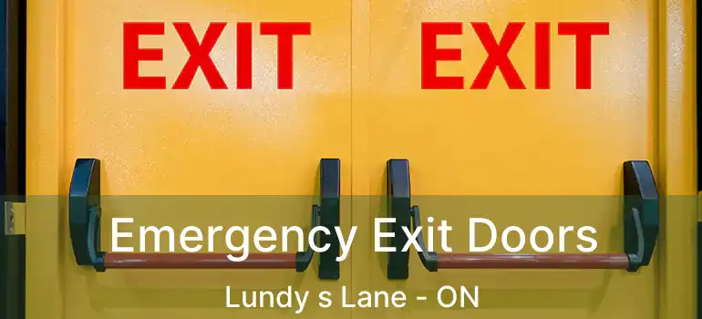  Emergency Exit Doors Lundy s Lane - ON