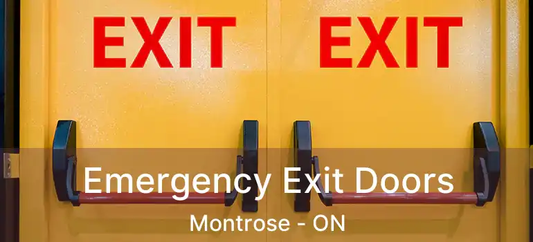  Emergency Exit Doors Montrose - ON