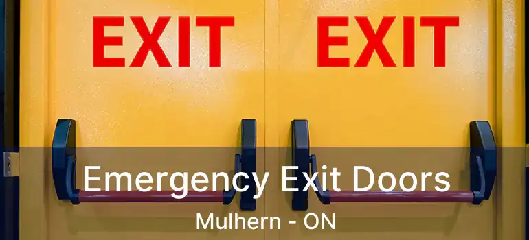  Emergency Exit Doors Mulhern - ON