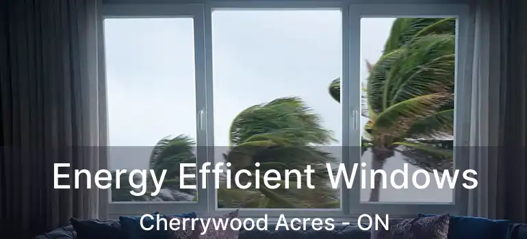  Energy Efficient Windows Cherrywood Acres - ON