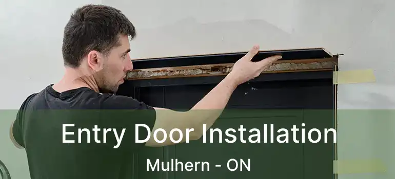  Entry Door Installation Mulhern - ON