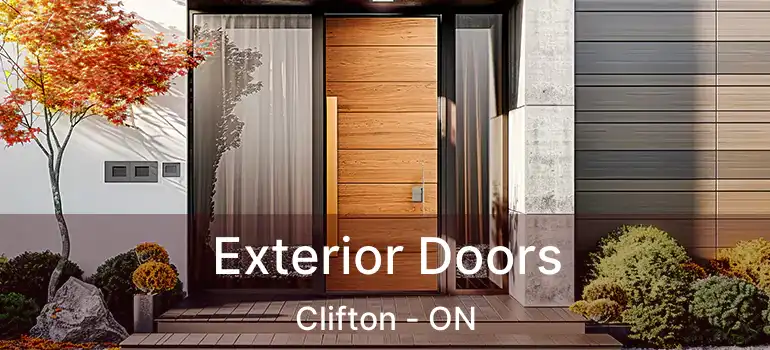  Exterior Doors Clifton - ON