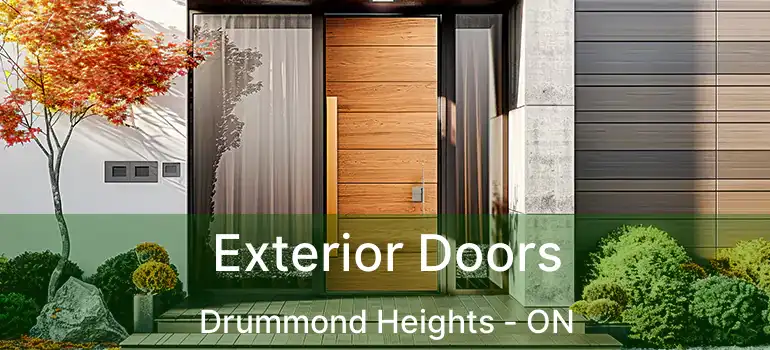  Exterior Doors Drummond Heights - ON