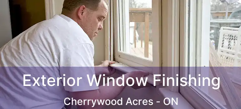  Exterior Window Finishing Cherrywood Acres - ON