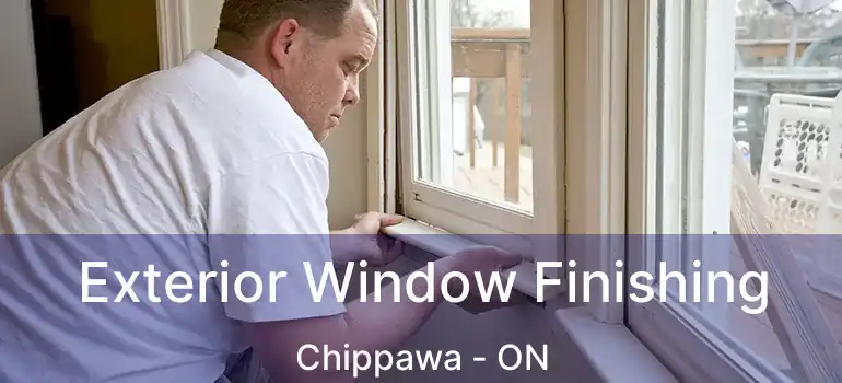  Exterior Window Finishing Chippawa - ON