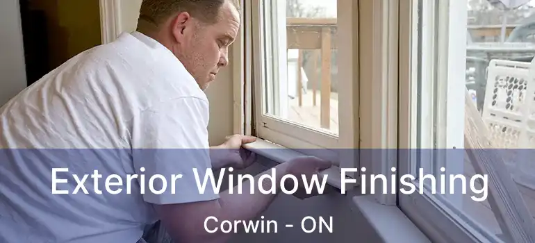  Exterior Window Finishing Corwin - ON