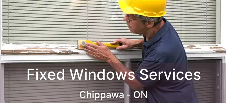  Fixed Windows Services Chippawa - ON