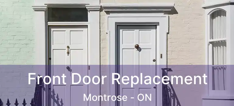  Front Door Replacement Montrose - ON