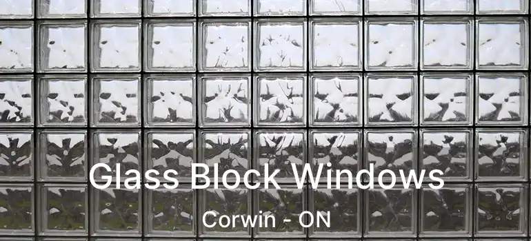  Glass Block Windows Corwin - ON