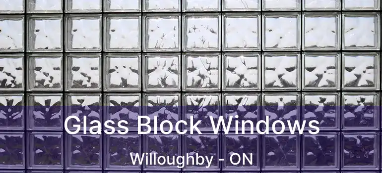  Glass Block Windows Willoughby - ON