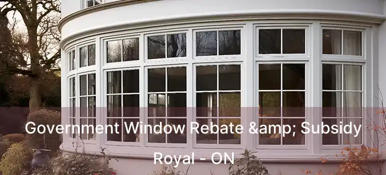  Government Window Rebate & Subsidy Royal - ON