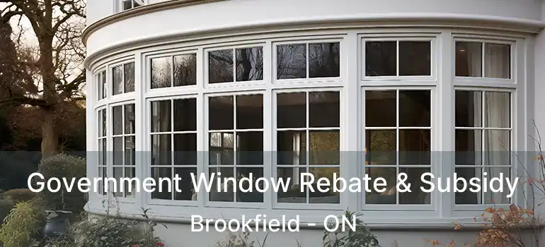 Government Window Rebate & Subsidy Brookfield - ON