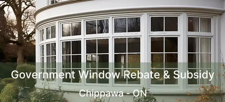Government Window Rebate & Subsidy Chippawa - ON