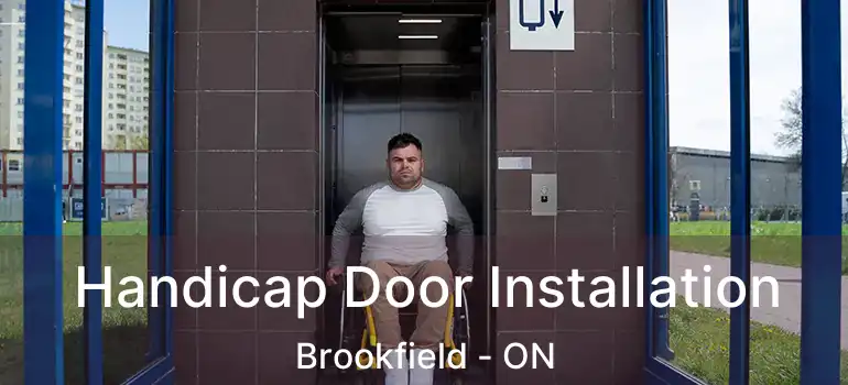  Handicap Door Installation Brookfield - ON